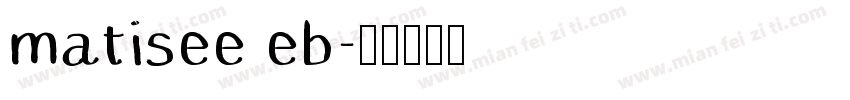 matisee eb字体转换